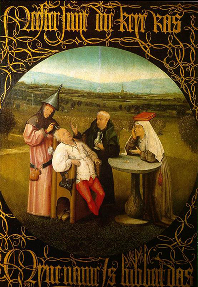 The Cure of Folly Hieronymus Bosch